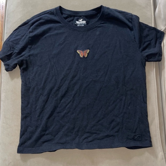 Hollister Butterfly Baby Tee - Picture 1 of 2